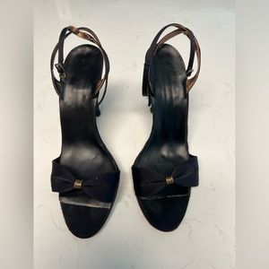 Vintage satin dress sandals